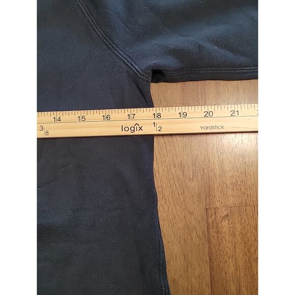 Helmut Lang Women’s Distressed Black Luxury Sweatshirt Sweater S Made in USA EUC - Picture 7 of 9